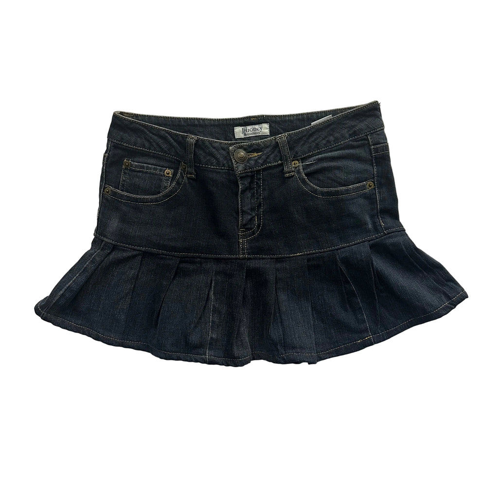 ruffle mini skirt