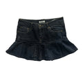 ruffle mini skirt