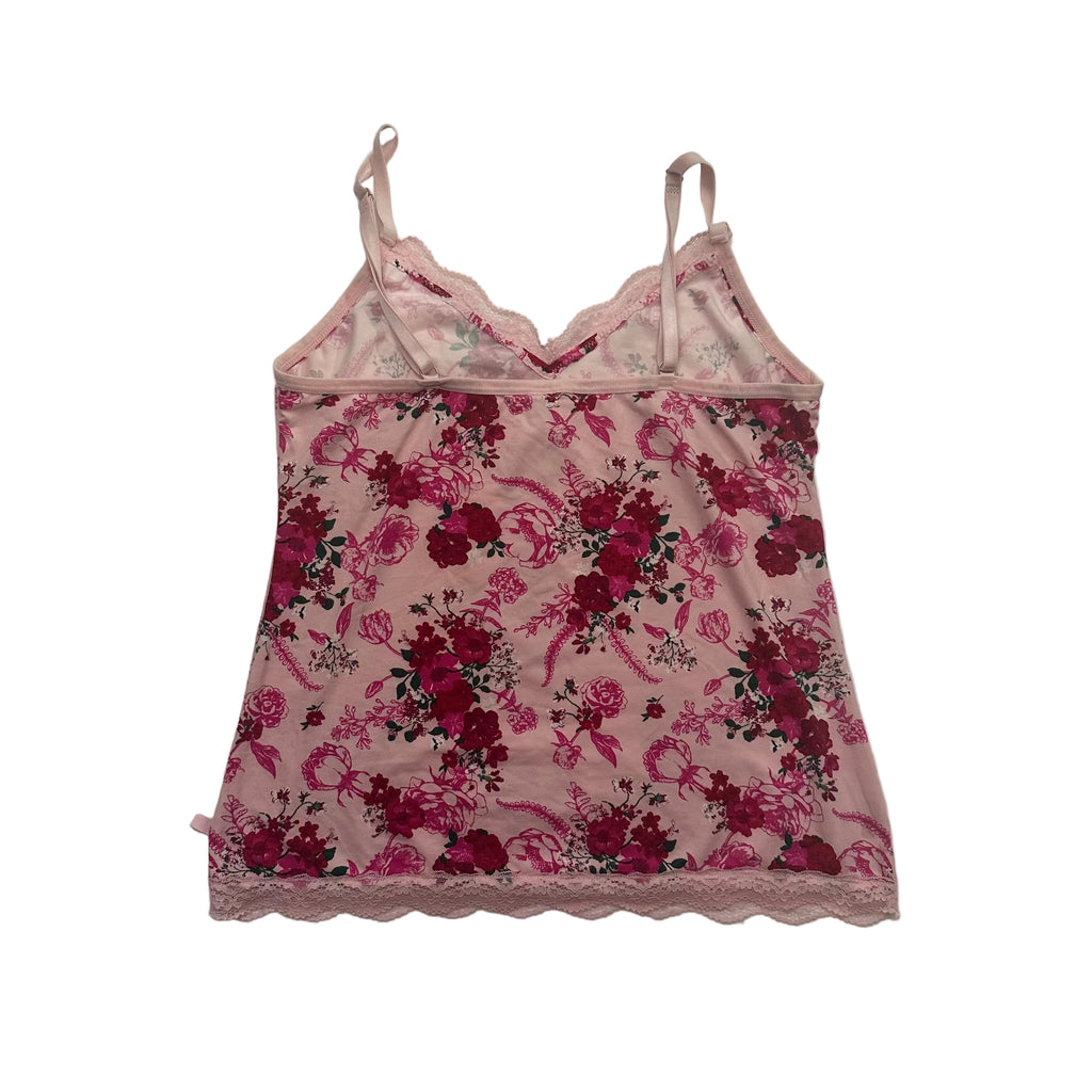 floral lace cami