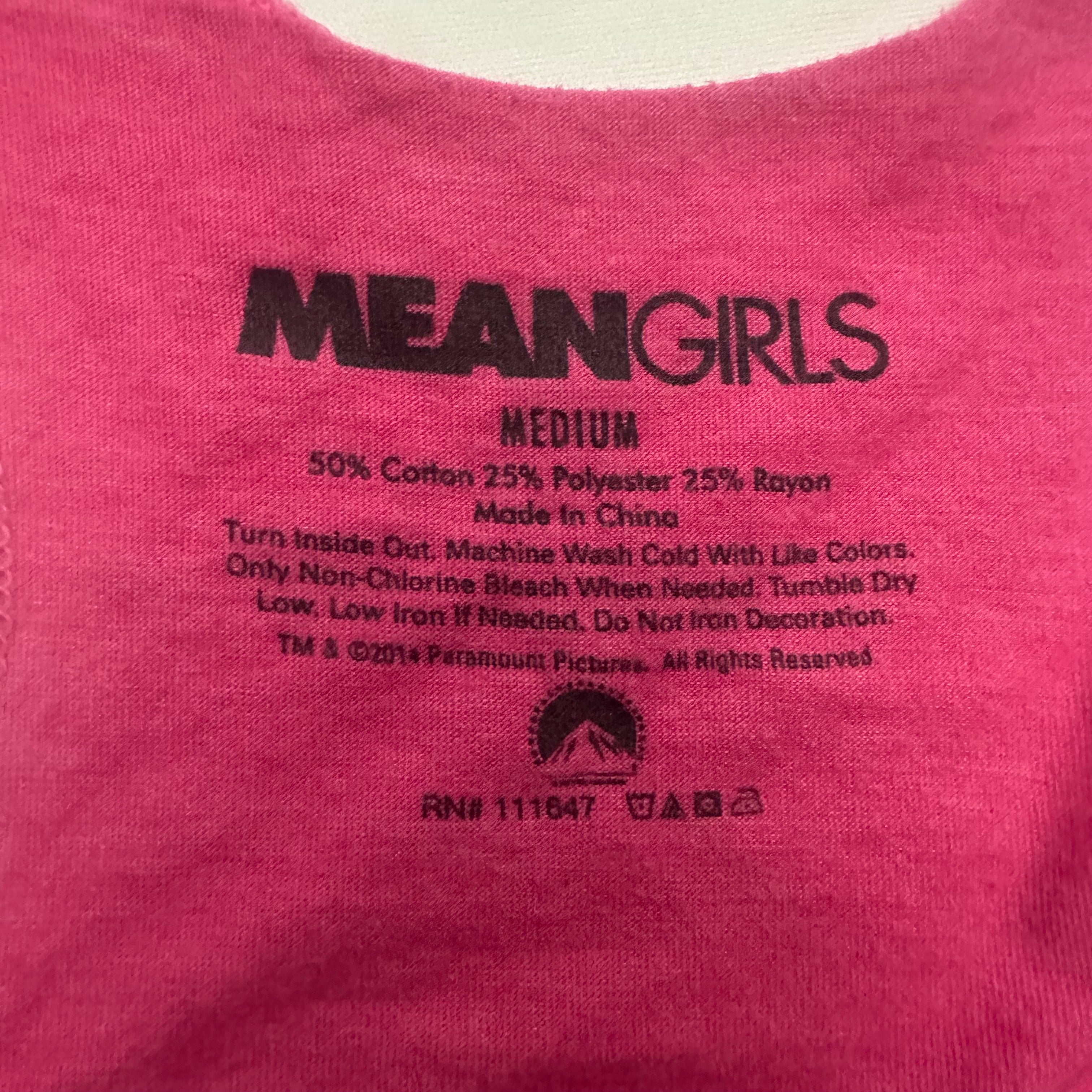pink mean girls tank top