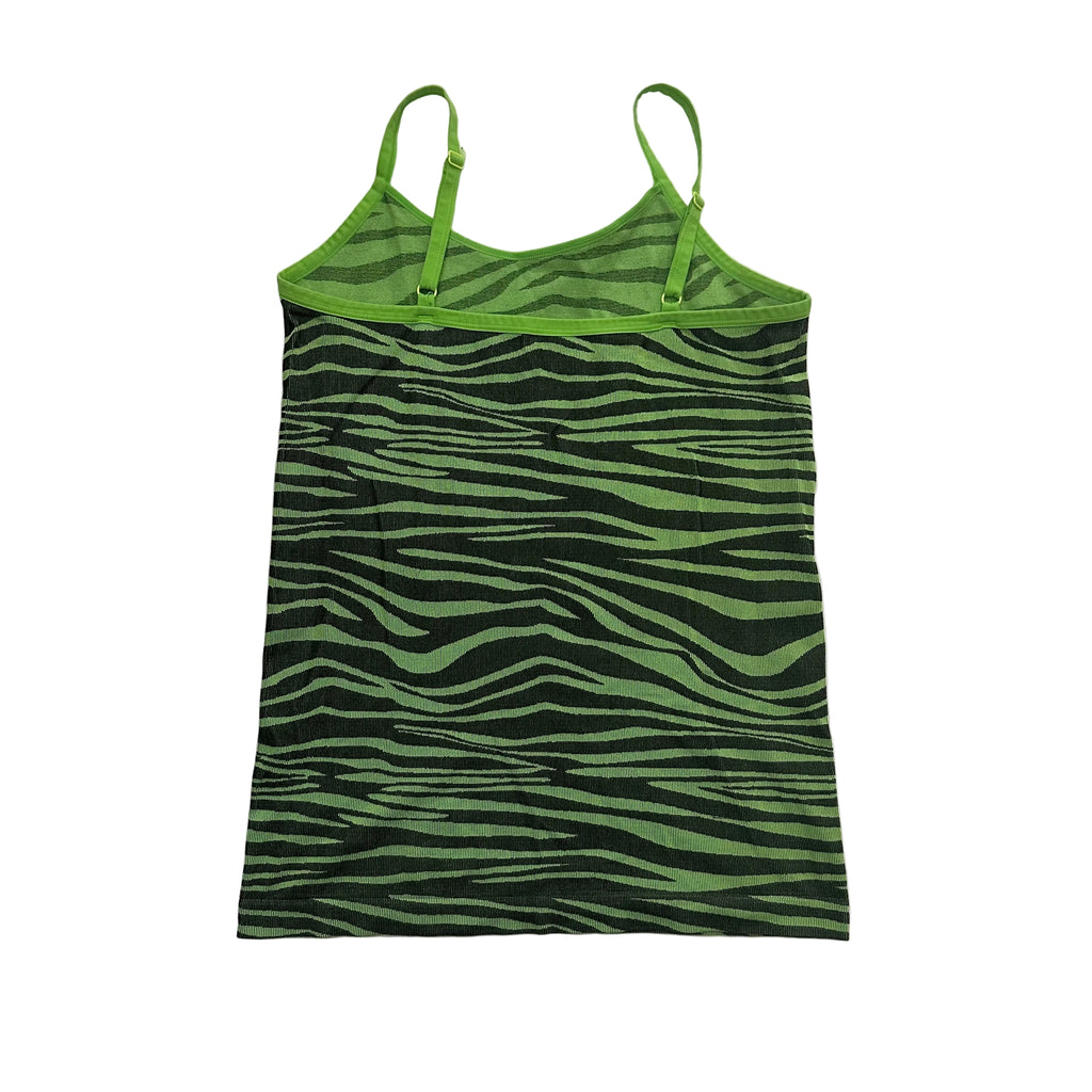 zebra pattern tank top