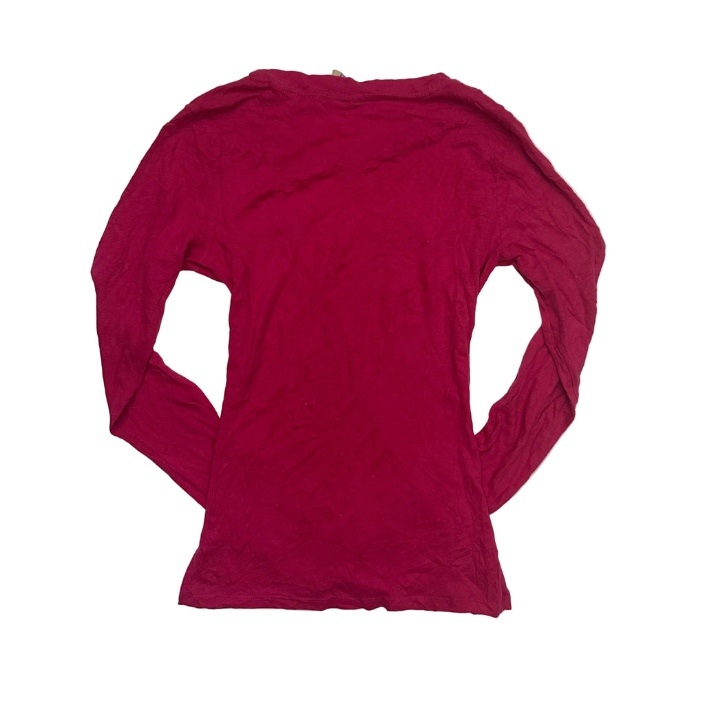 hollister pink long sleeve
