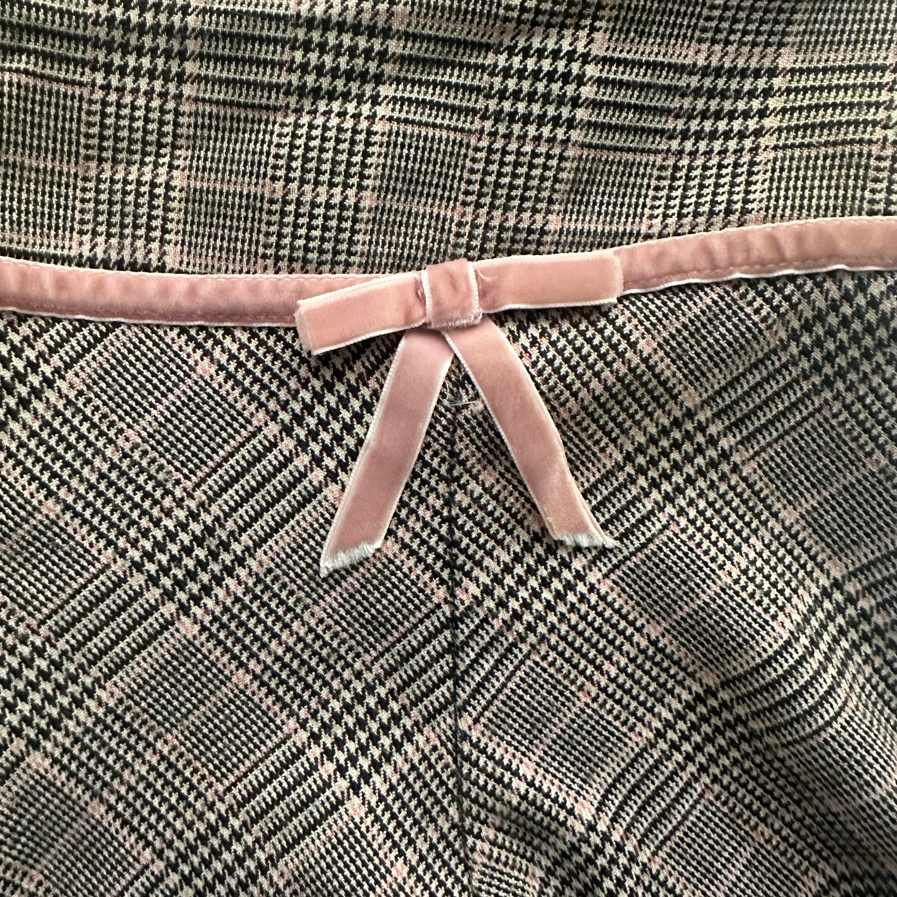 plaid mini skirt