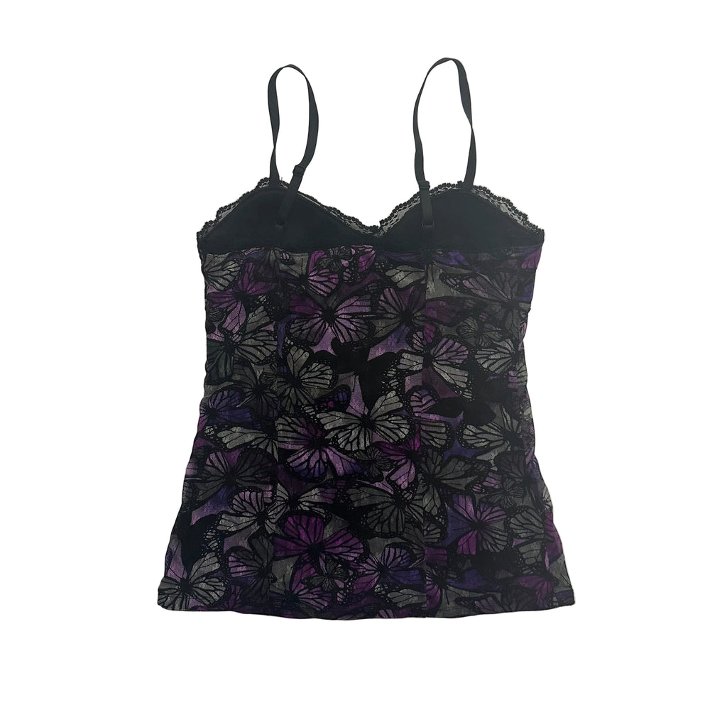 butterfly lace cami
