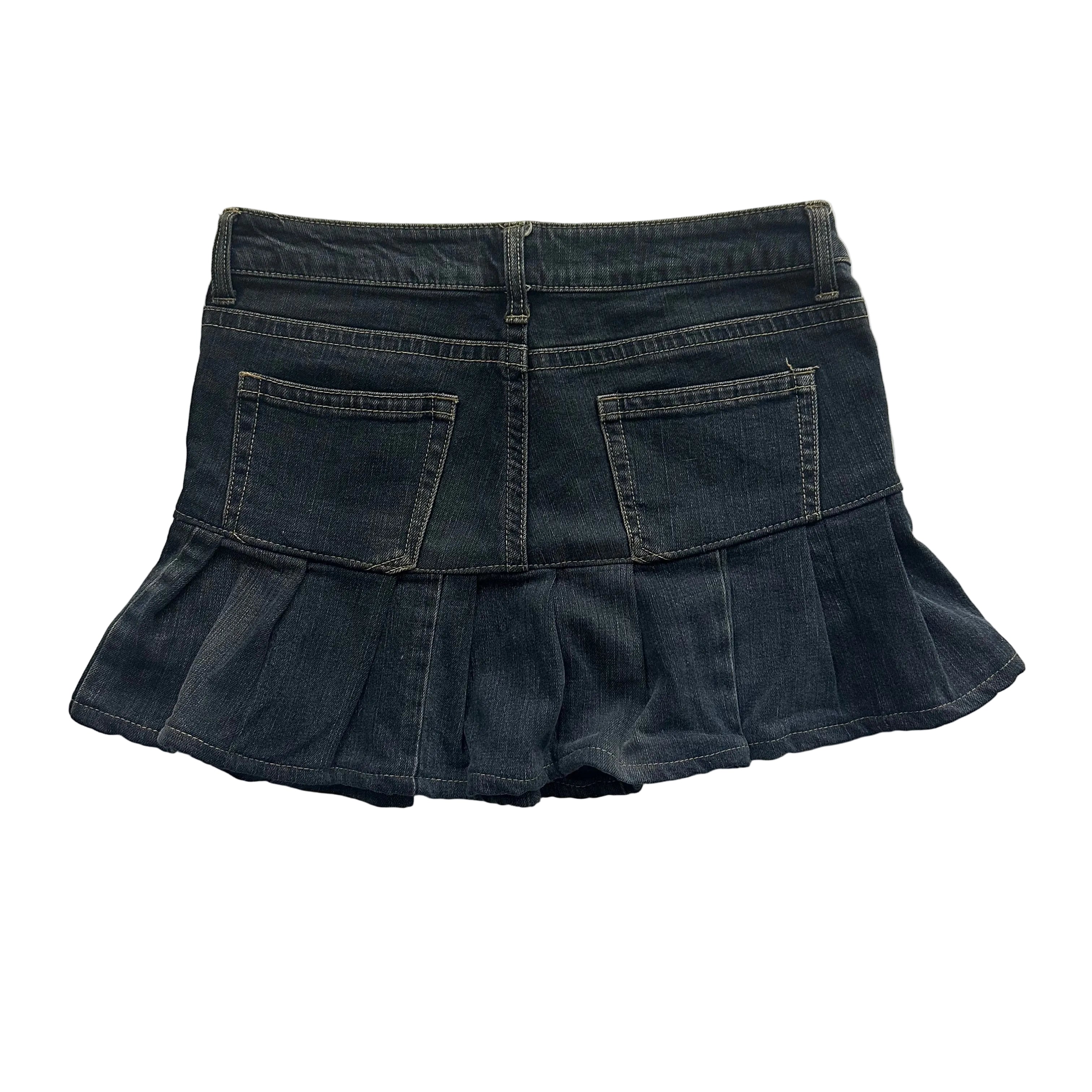 ruffle mini skirt