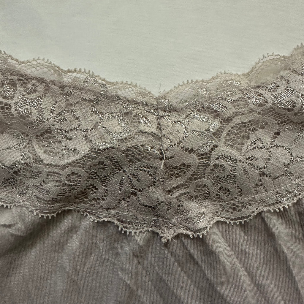 purple lace cami