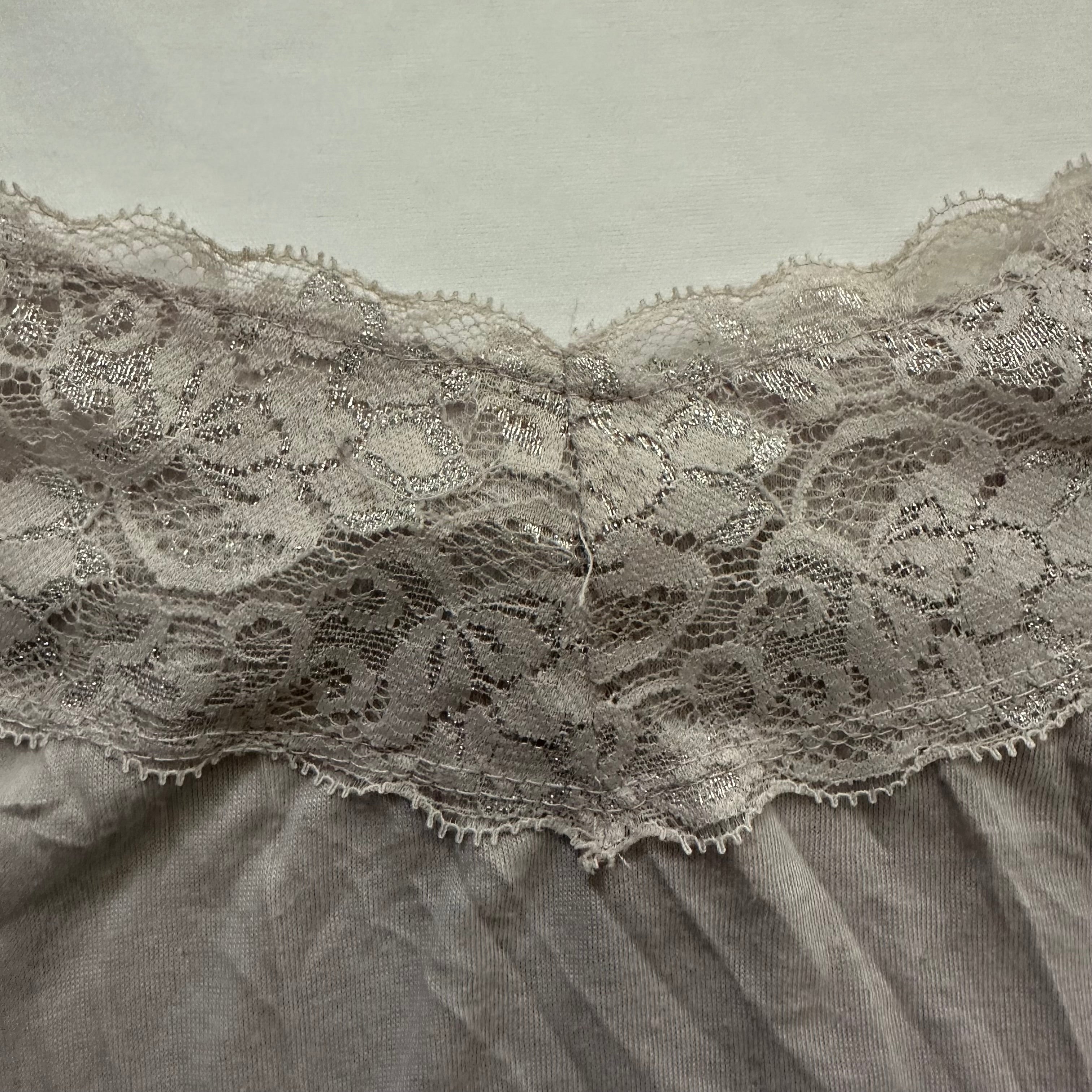 purple lace cami