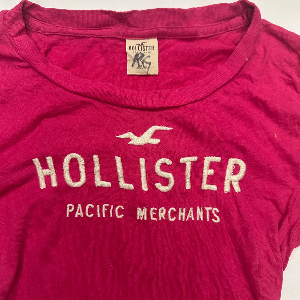hollister pink long sleeve