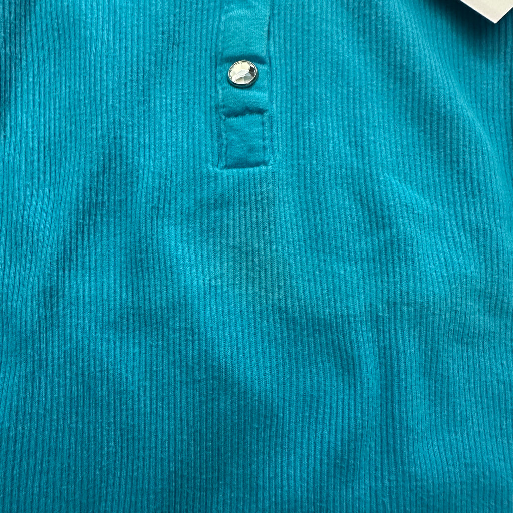 vintage baby blue button up shirt