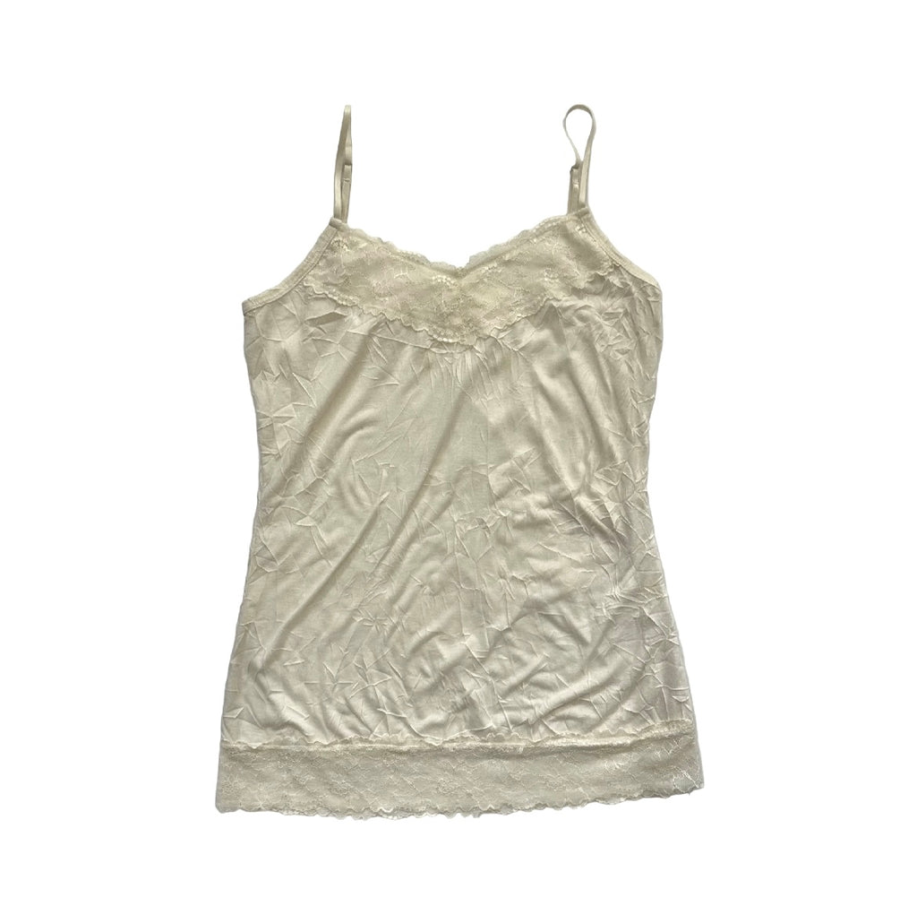 white lace cami