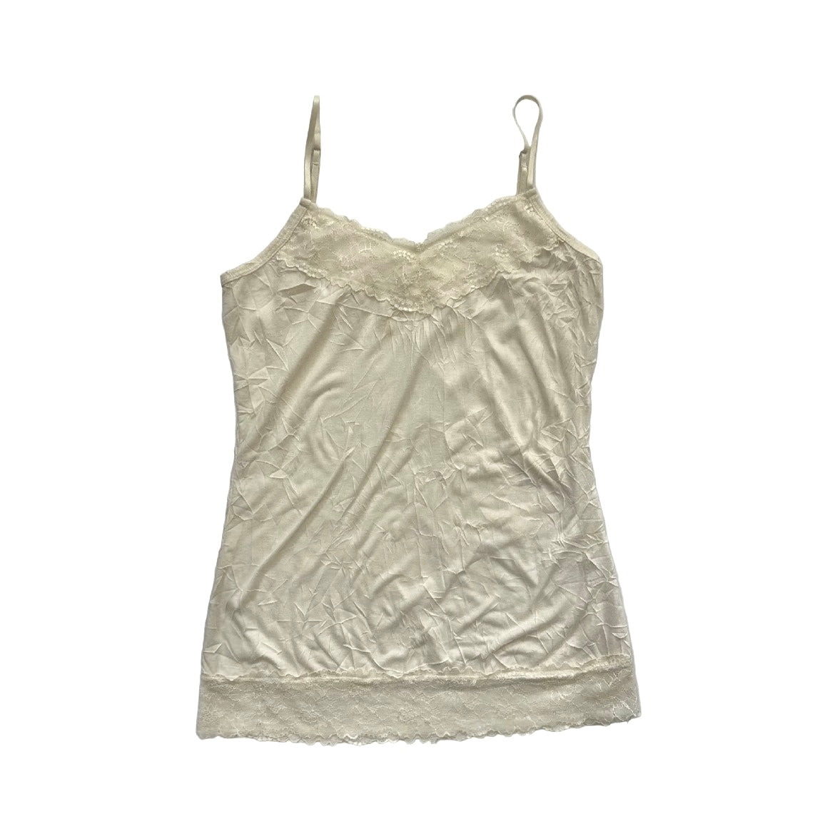 white lace cami