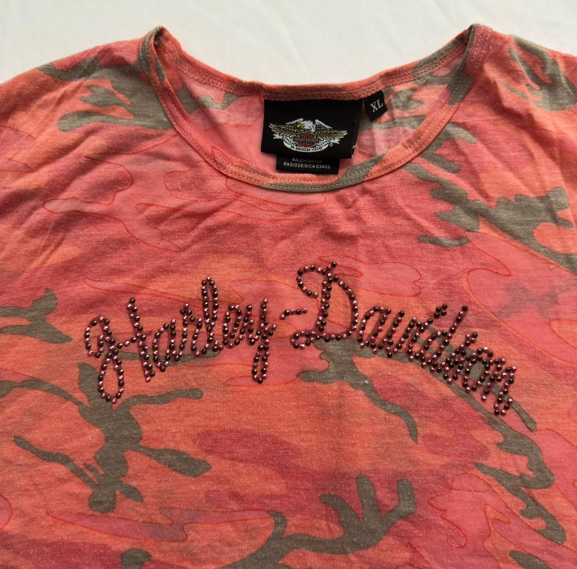 harley davidson camo t-shirt
