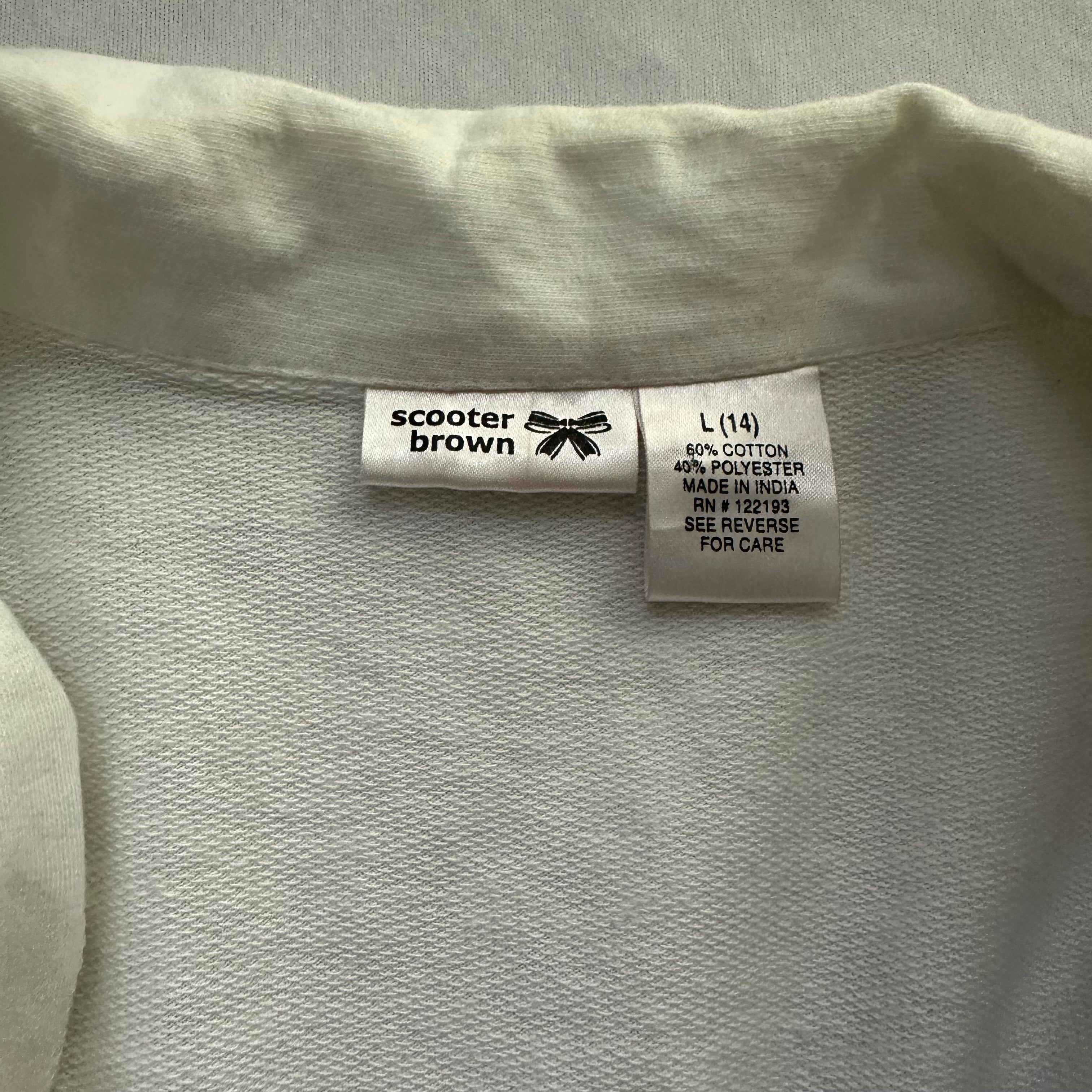 vintage short sleeve poplin blouse